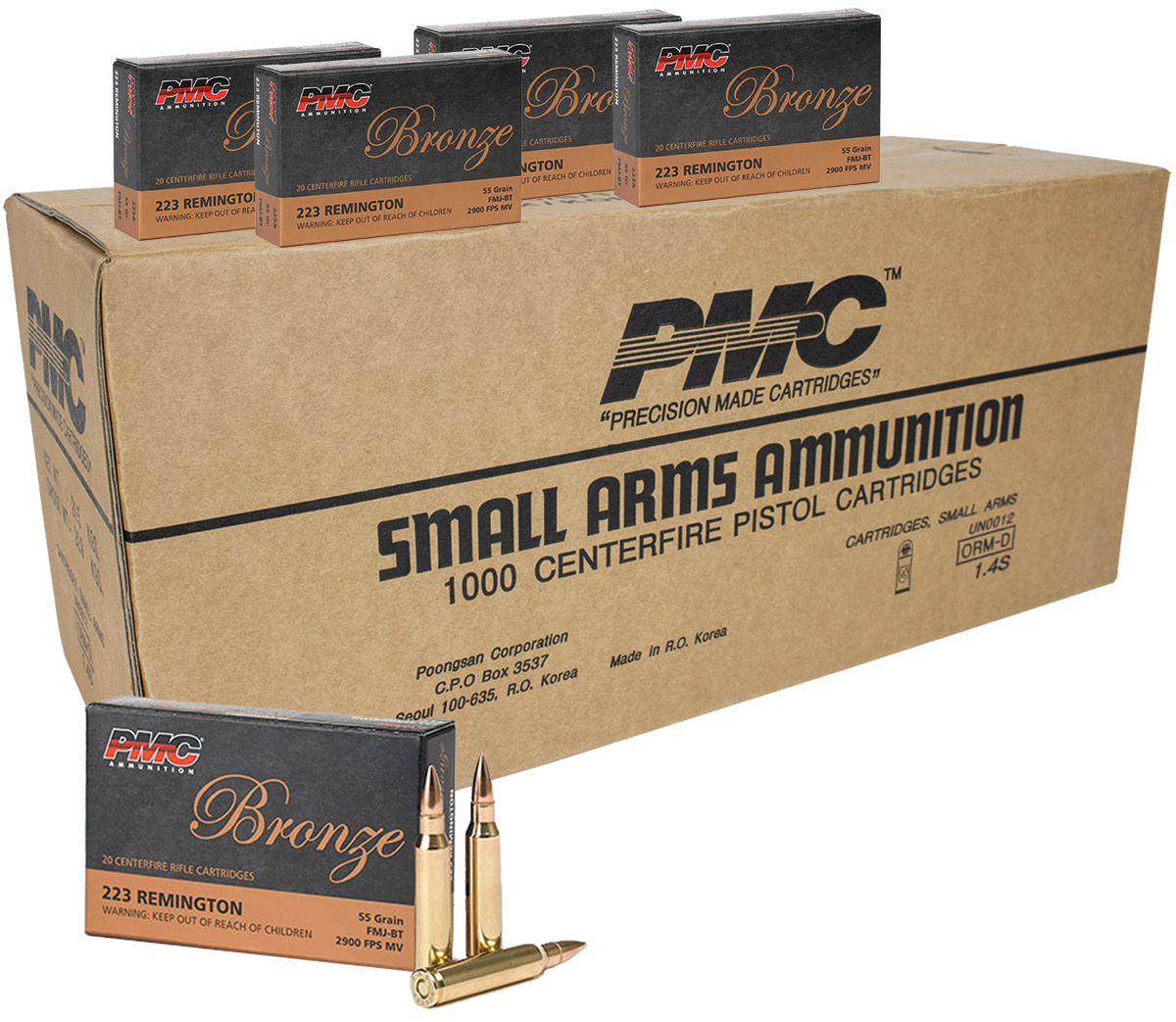 pmc-bronze-223-remington-rifle-ammo-55gr-fmj-bt-1000-round-case-50