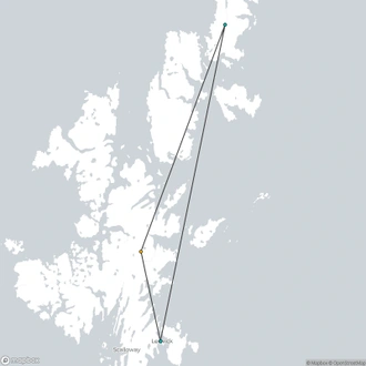 tourhub | Brightwater Holidays | Scotland: Up Helly Aa - 4 days by air 693 | Tour Map