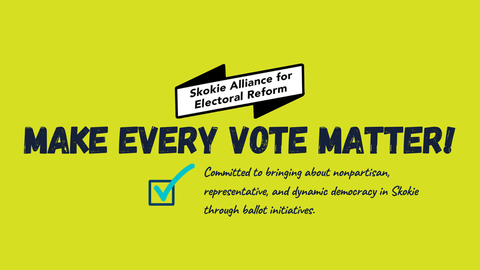 Skokie Alliance for Electoral Reform logo