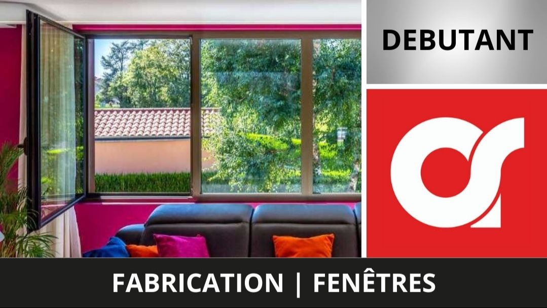 Représentation de la formation : Fabrication Fenêtre - Gamme  Espace 70TH/70TH+ - Installux - Débutant