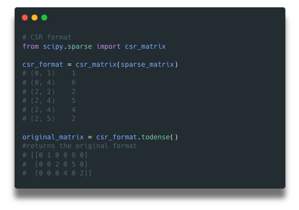 csr_matrix