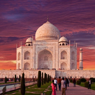 tourhub | Taj Voyages Tours | Luxury Taj Mahal & Agra Fort  Tour From Delhi | Tour Map