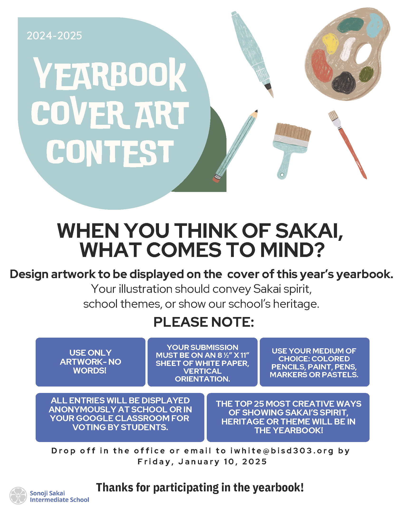 Yearbook Cover Art Contest