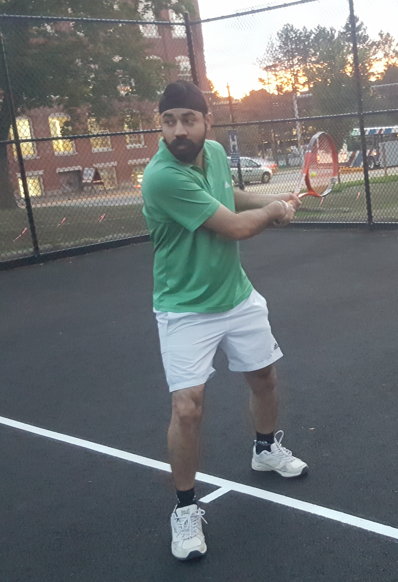 Baldeep G. teaches tennis lessons in Lowell, MA