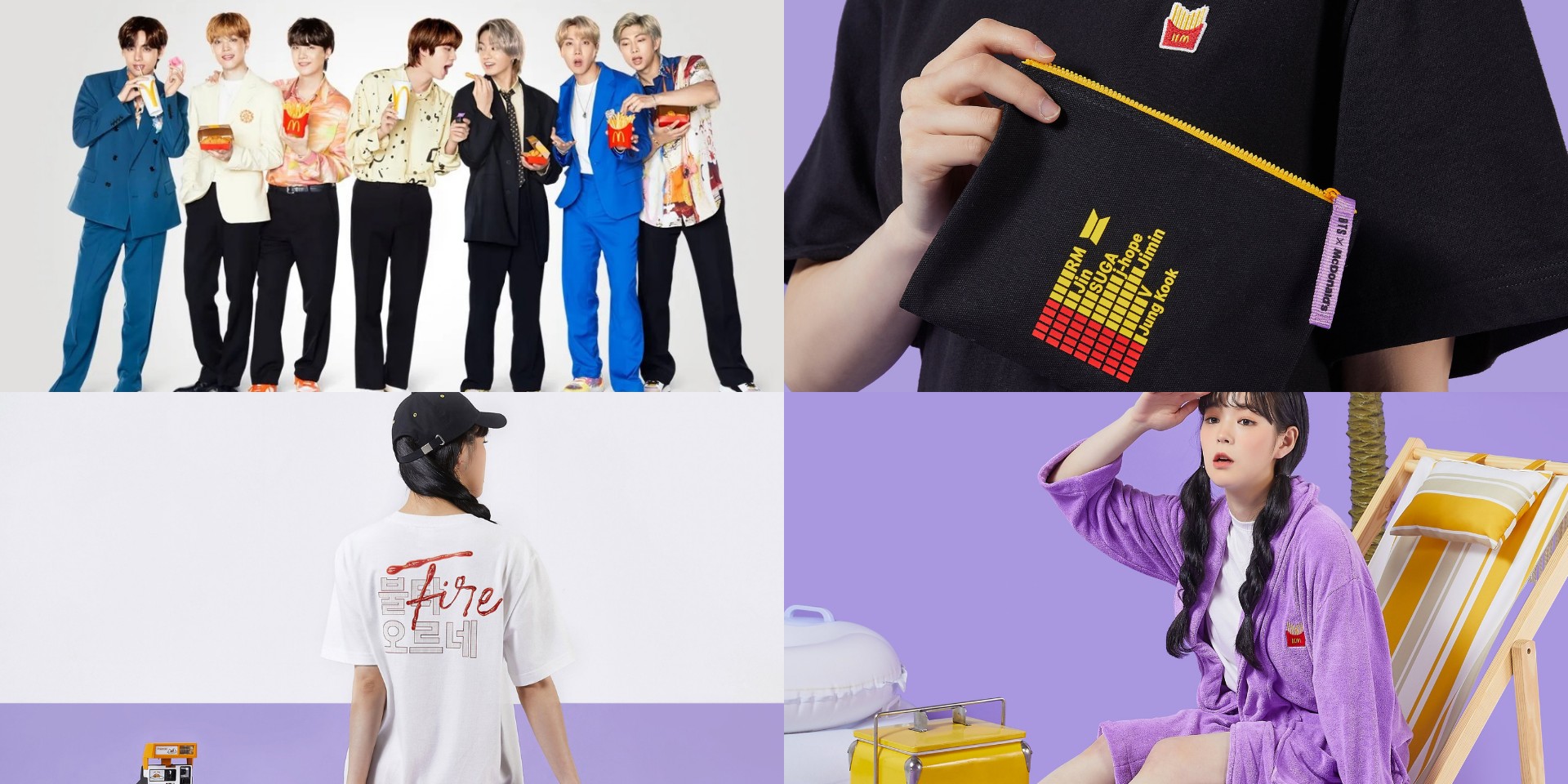 BTS McDonald's Merch Available Now With Meal Deal Purchase