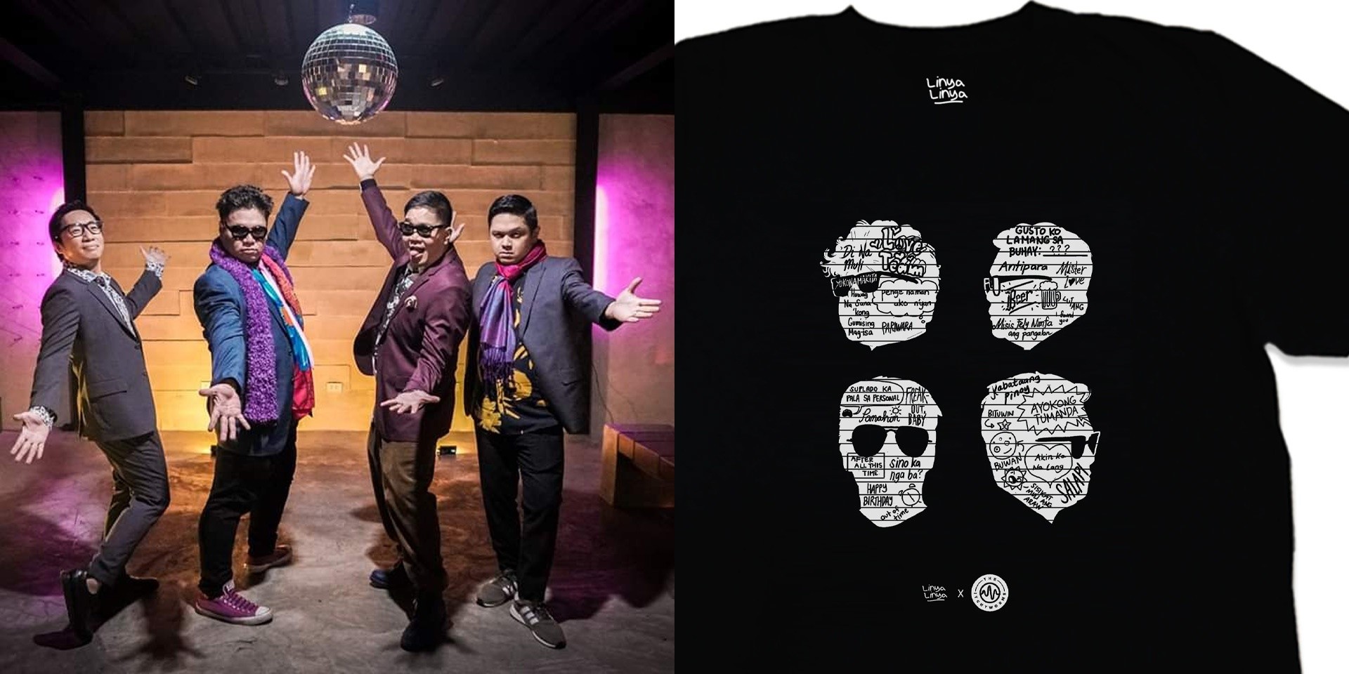The Itchyworms release 20th anniversary shirt with Linya-Linya