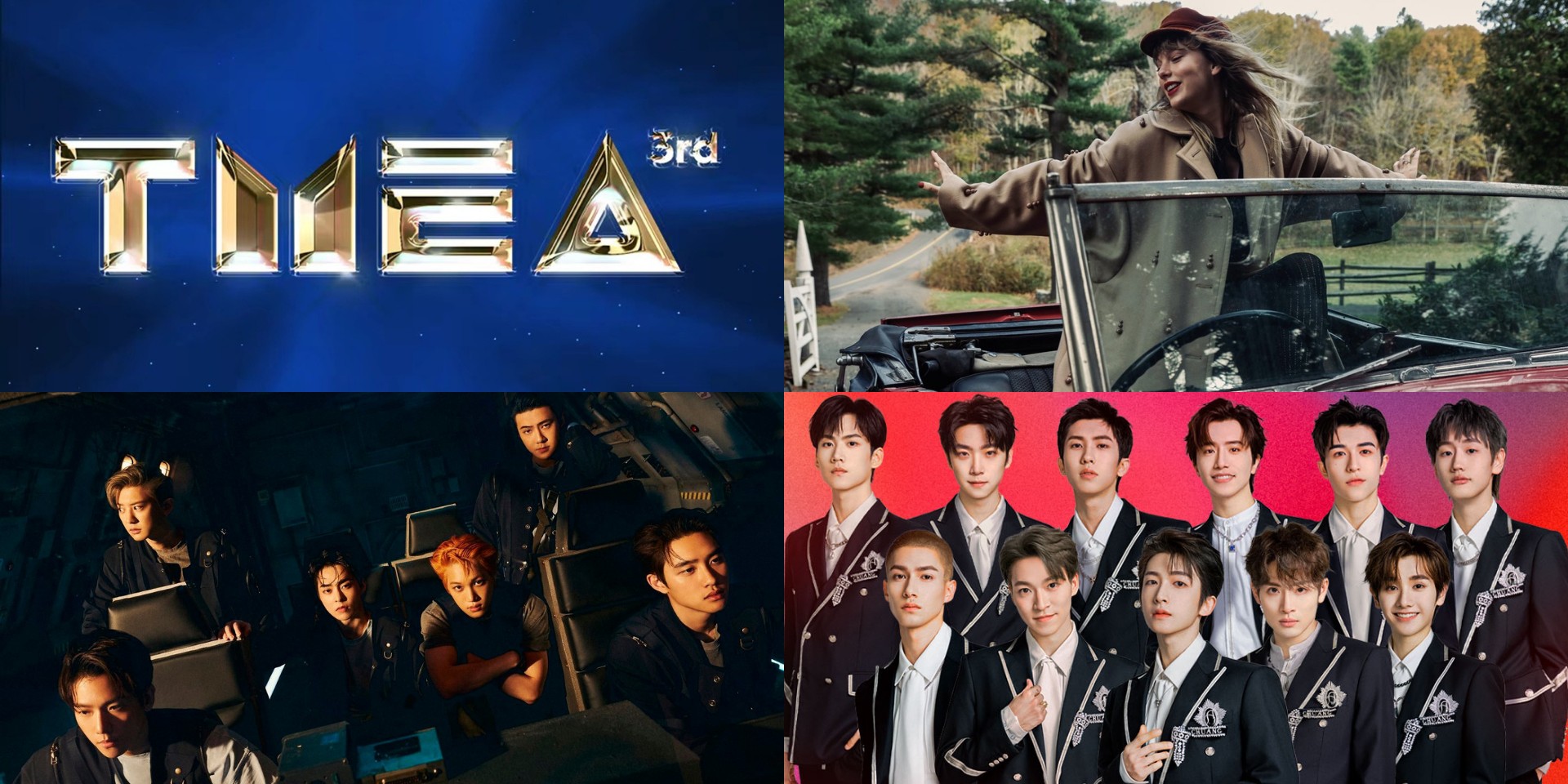 Taylor Swift, EXO, INTO1 win at the 3rd Tencent Music Entertainment Awards 