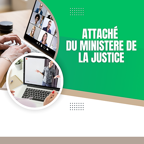 Représentation de la formation : Préparation à l'examen professionnel d'Attaché d'administration du ministère de la Justice 