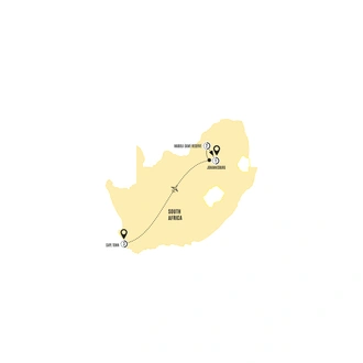 tourhub | Costsaver | Icons of Southern Africa | Tour Map