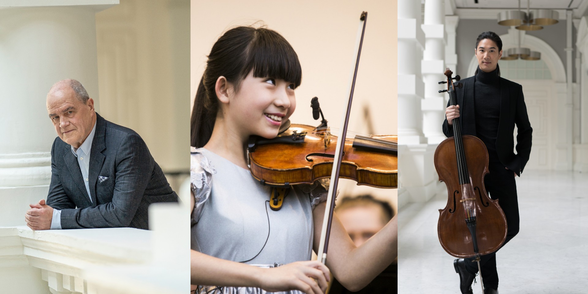 SSO announce new online concerts featuring Chief Conductor Hans Graf, violinist Chloe Chua, and cellist Ng Pei-Sian
