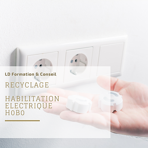 Représentation de la formation : Recyclage Habilitation électrique H0B0