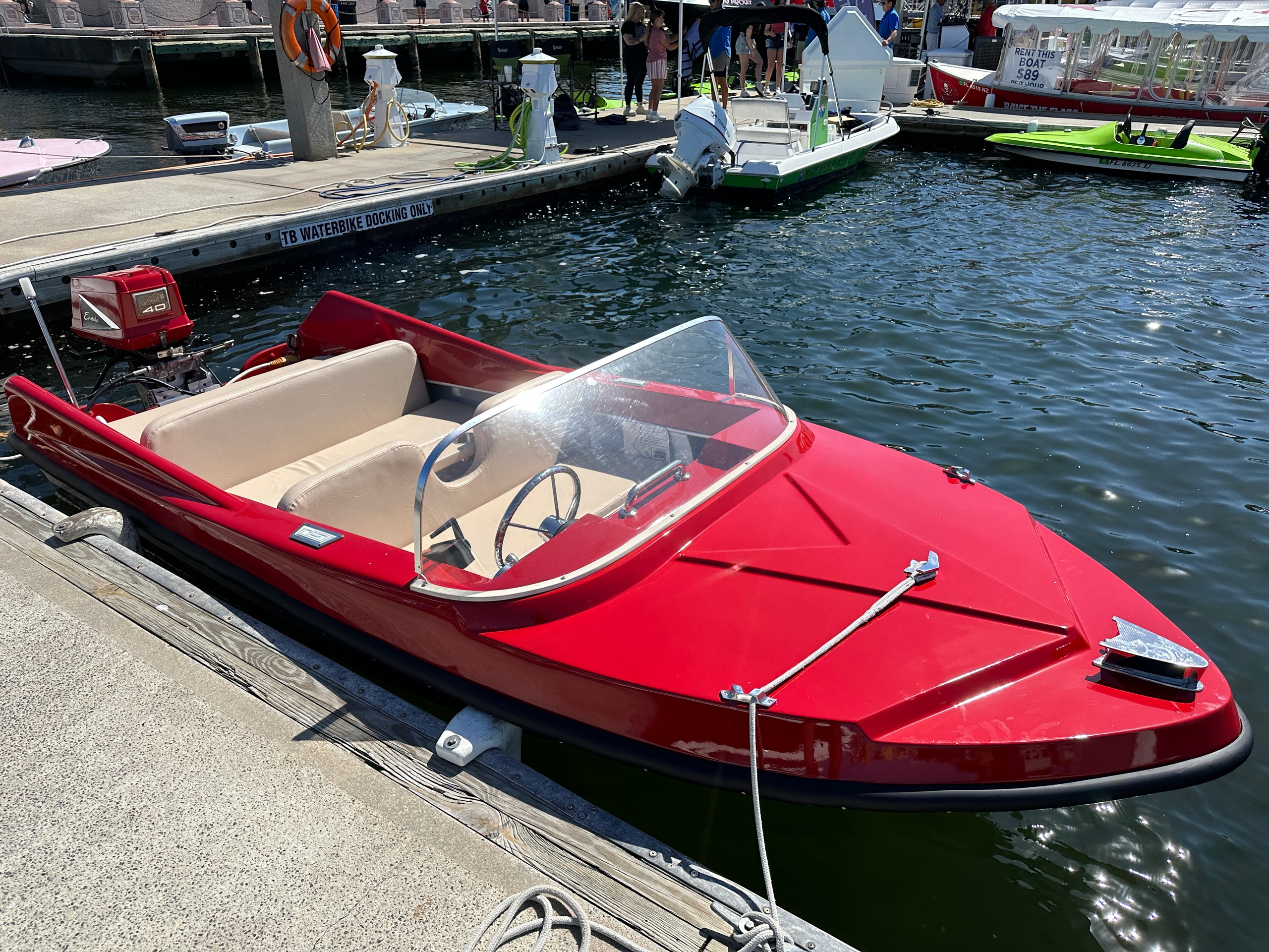 "Ginger" Retro Boat