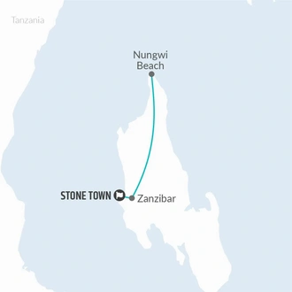 tourhub | Bamba Travel | Zanzibar Experience 4D/3N (from Stone Town) | Tour Map