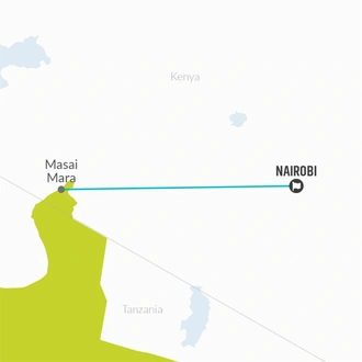 tourhub | Bamba Travel | Masai Mara Interactive Safari 3D/2N | Tour Map