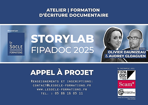 Représentation de la formation : STORYLAB 2025 - Ecriture documentaire - De l'enquête à la quête