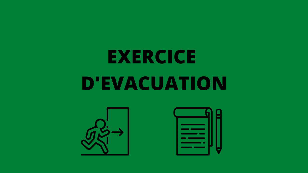 Représentation de la formation : Exercice d'évacuation 