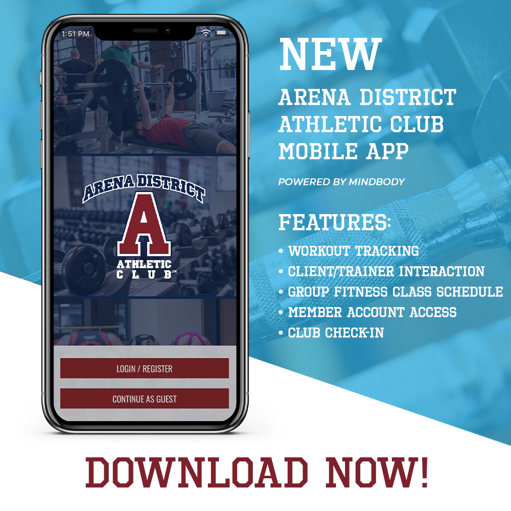 New Arena District Athletic Club Mobile App - Download Now