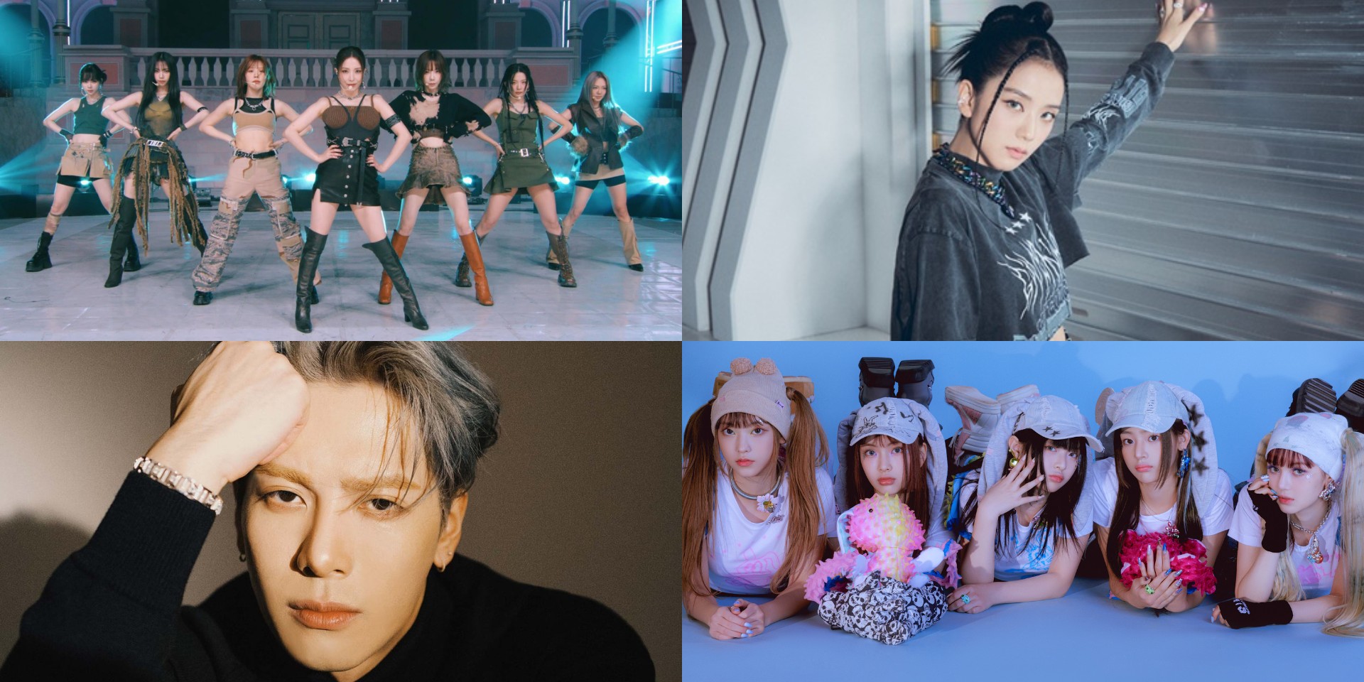 Here's what you missed in the New Year featuring releases from Jackson Wang, NewJeans, GOT the beat, BLACKPINK's Jisoo, and more