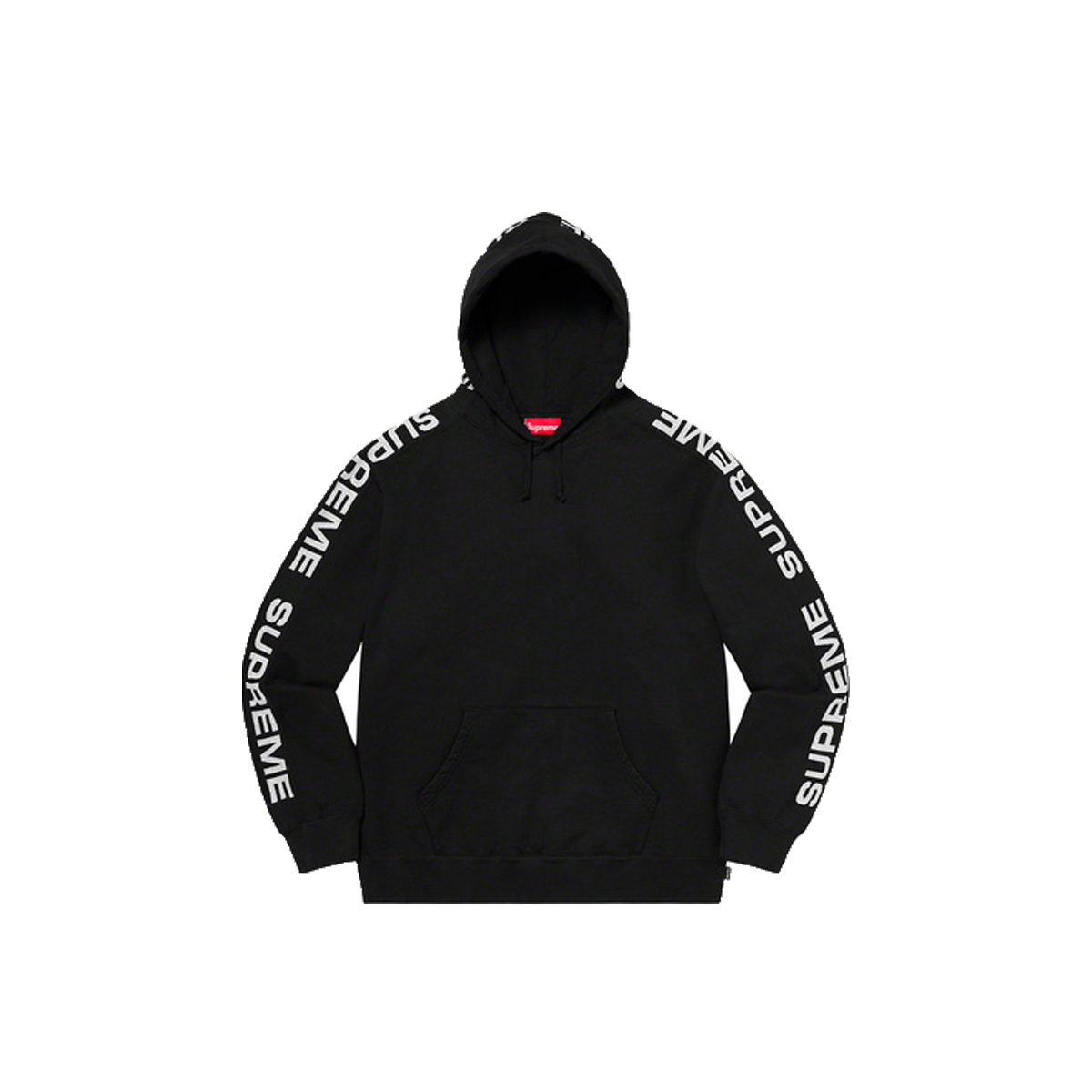 Supreme Metallic Rib Hooded Sweatshirt Black (SS20) | SS20 - KLEKT