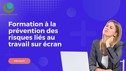 Représentation de la formation : Formation à la prévention des risques liés au travail sur écran