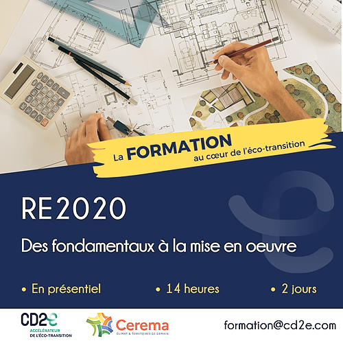 Représentation de la formation : RE2020 > des fondamentaux à la mise en œuvre