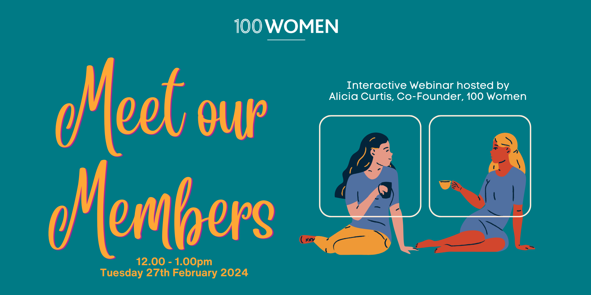 100 Women Meet Our Members - Online Event