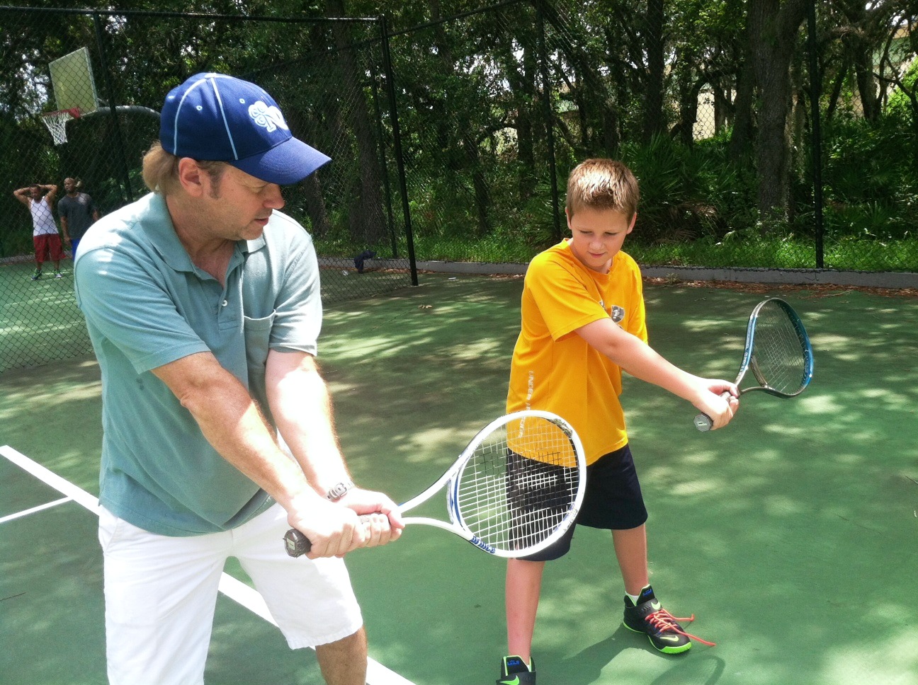 Tom O. teaches tennis lessons in Celebration, FL