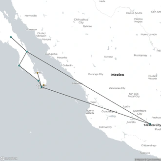 tourhub | Today Voyages | Southern Baja California | Tour Map