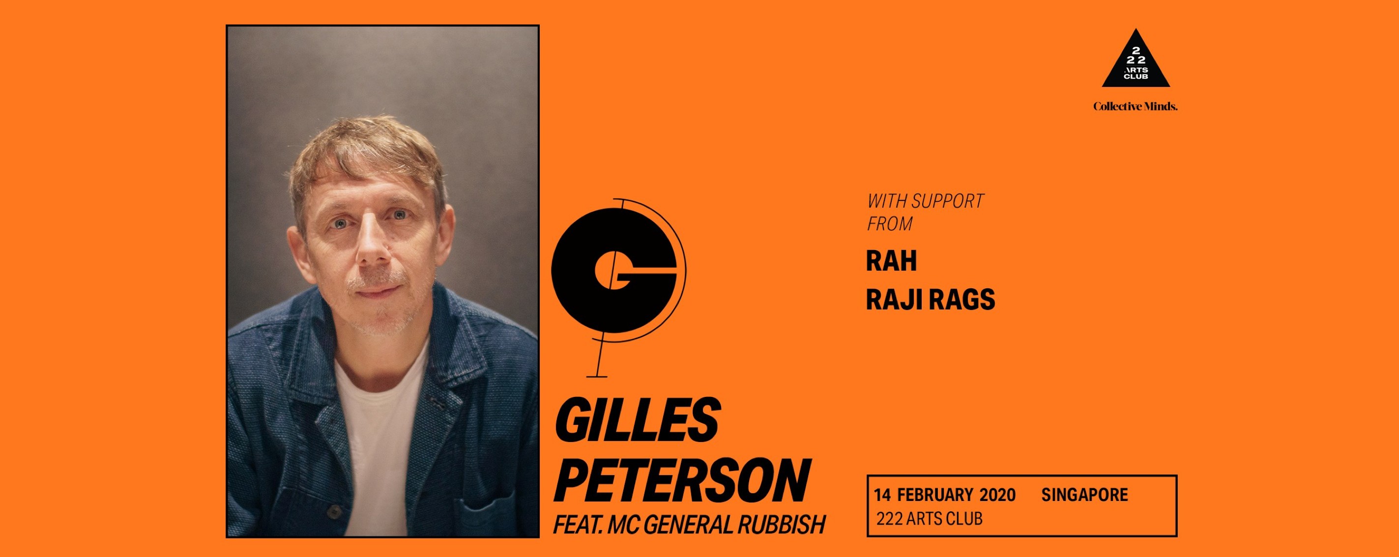 Gilles Peterson (UK) presented by Collective Minds - SG Show