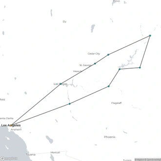 tourhub | Today Voyages | Classic West L.A. | Tour Map