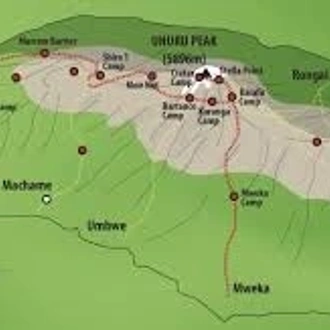 tourhub | Moipo Adventures | West Kilimanjaro MTB Tour | Tour Map
