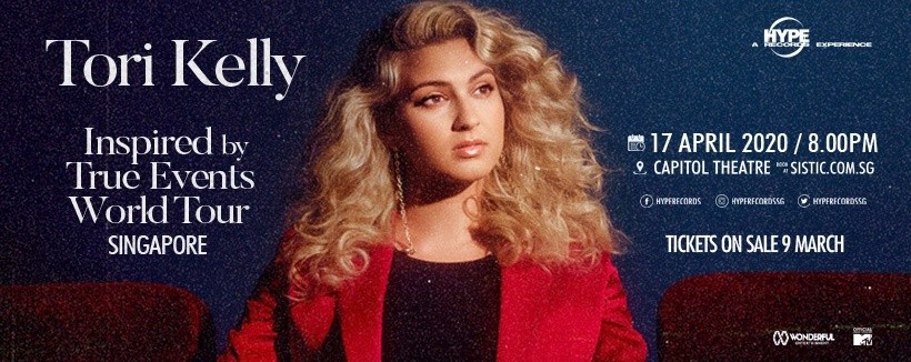 [CANCELLED] Tori Kelly Inspired by True Events World Tour 