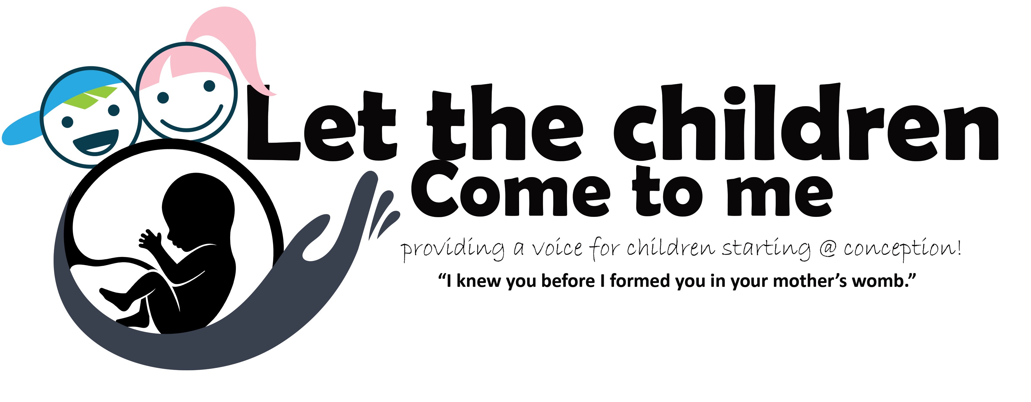 let the children come to me logo