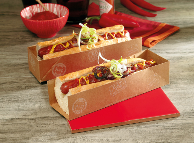Planglow hot dog trays