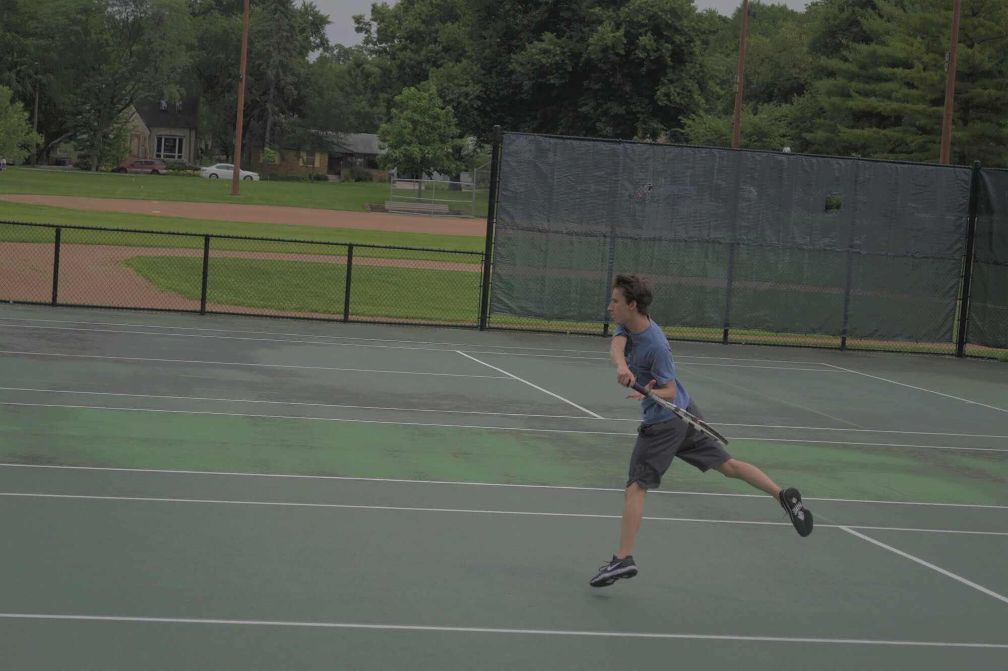 David K. teaches tennis lessons in St. Louis Park, MN