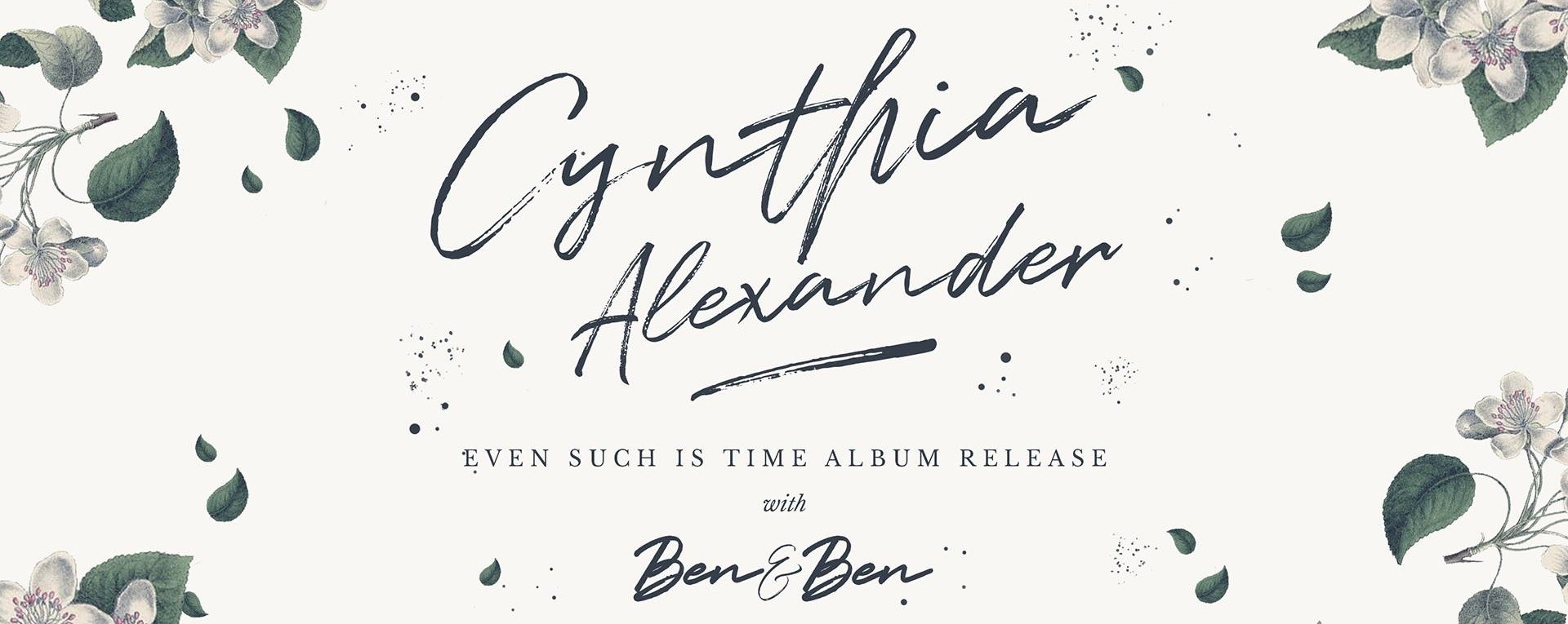 Cynthia Alexander: Even Such Is Time Album Release with Ben&Ben