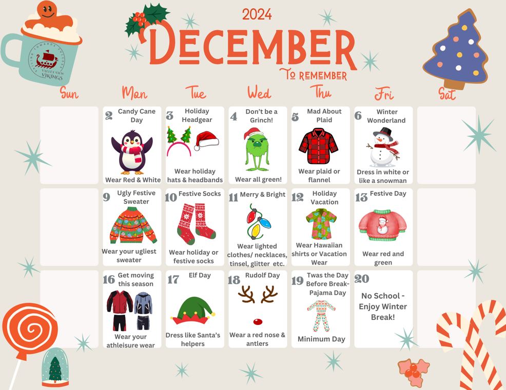 December Dress Up Days