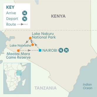 tourhub | Riviera Travel | Kenya: Lake Nakuru & Maasai Mara Safari  