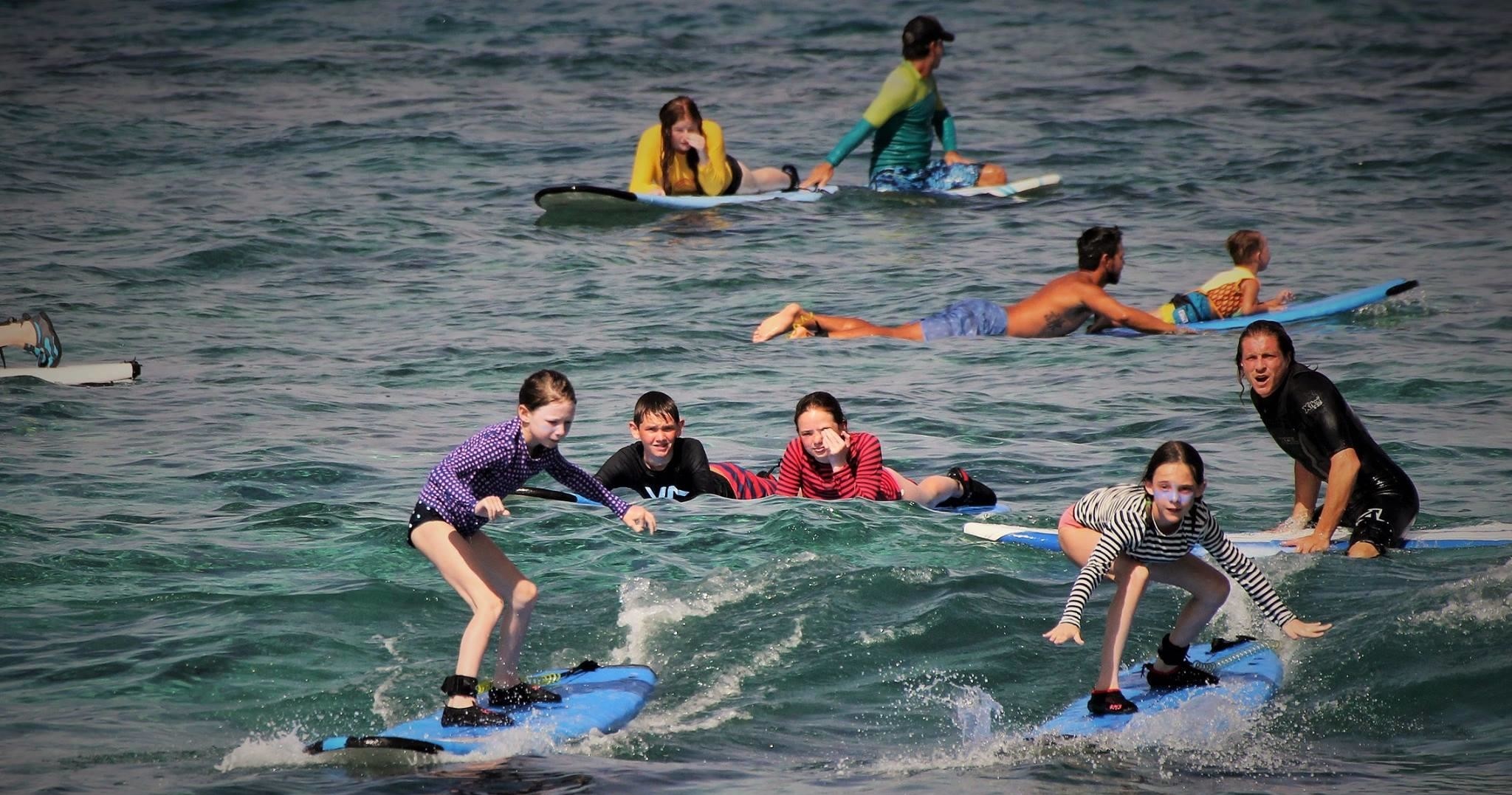 Group Big Island Surf Lessons