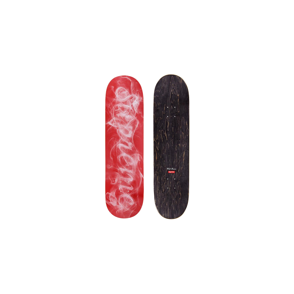 Supreme Smoke Skateboard Deck Red (FW19) | TBD - KLEKT