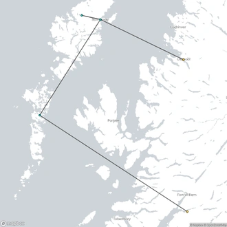 tourhub | Brightwater Holidays | Scotland: A Grand Tour of the Outer Hebrides (B-S) 555 | Tour Map