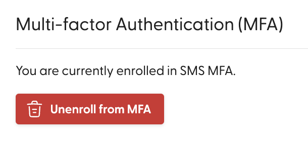 Set up multi-factor authentication (MFA)