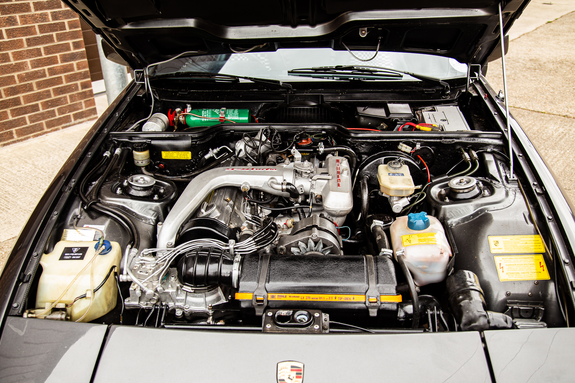 Porsche 924 Turbo engine bay