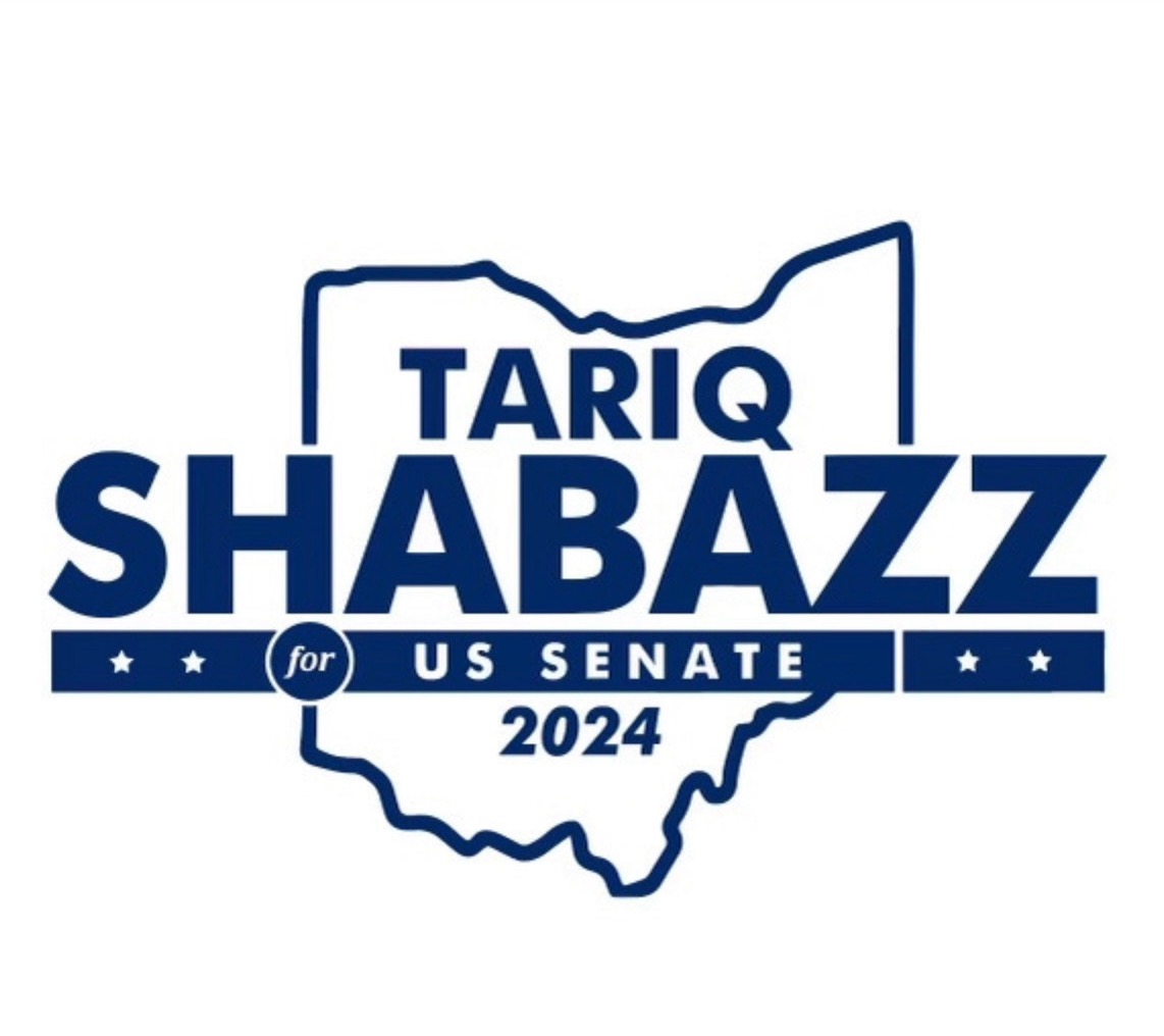 Tariq shabazz for US Senate 2024 logo