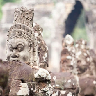 Stone work at Angkor