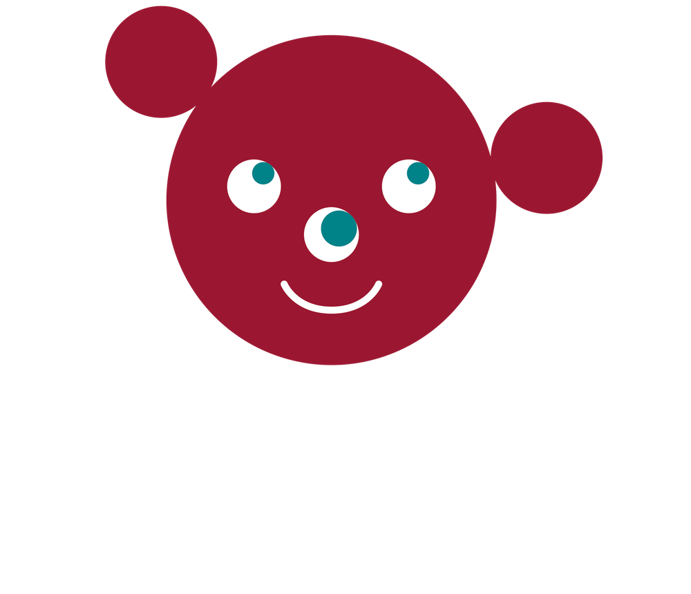 Micki logo PNG, vit text