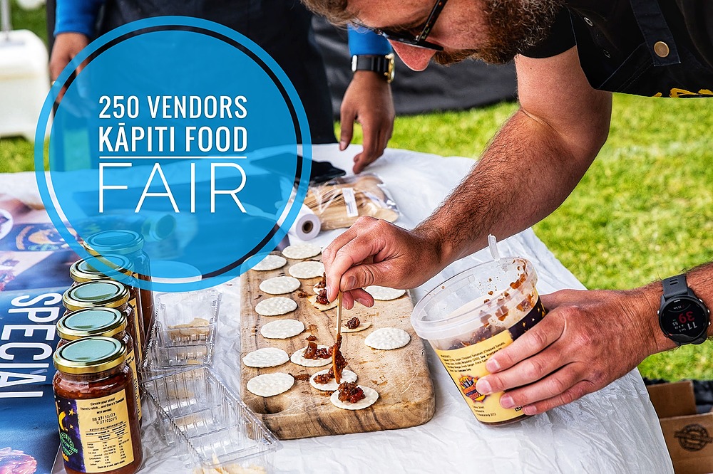250 Vendors sites at the Kāpiti Food Fair