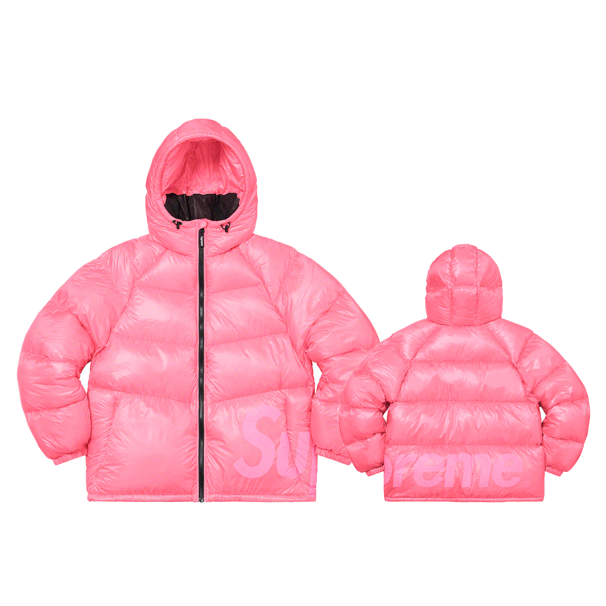 Supreme Hooded Down Jacket Pink (FW20) | FW20 - KLEKT