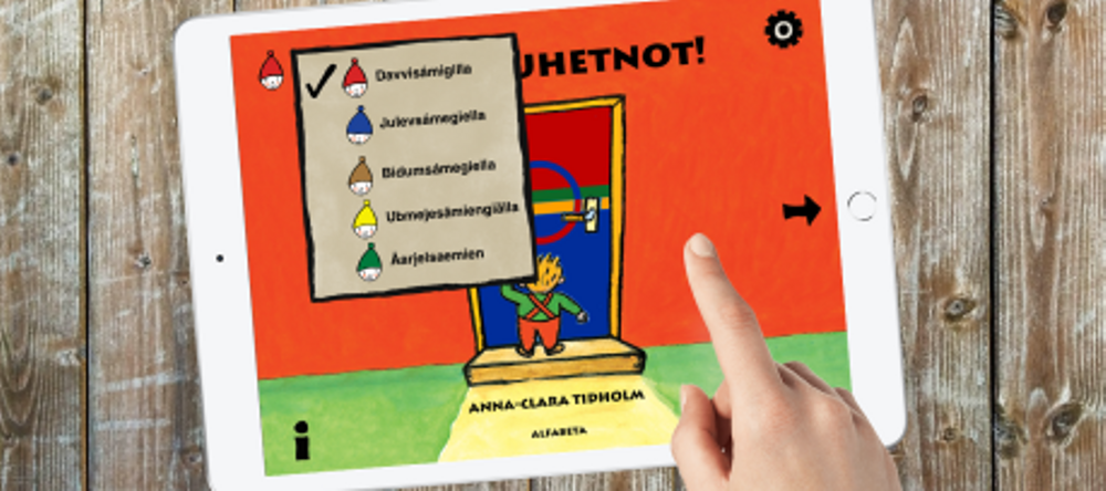 app Knacka på! på samiska