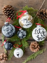 Hand painted Round Ornaments